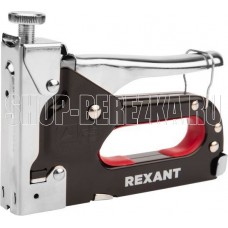 REXANT (12-5403) СТЕПЛЕР МЕБЕЛЬНЫЙ МЕТАЛЛИЧЕСКИЙ СО ВСТАВКАМИ 3 В 1