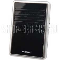 REXANT (73-0015) RX-30 ЗВОНОК БЕСПРОВОДНОЙ C ЦИФРОВЫМ КОДИРОВАНИЕМ, ВЛАГОЗАЩИЩЕННОЙ КНОПКОЙ IP44 И РЕГУЛИРОВКОЙ ГРОМКОСТИ