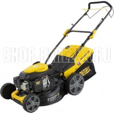 DENZEL Газонокосилка бензиновая GLD-460SP, 146 куб.см., шир. 46 см,привод,7 уров.,травосб. 50 л 58803