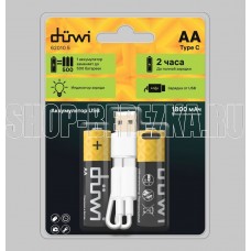 DUWI 62010 5 Комплект аккумуляторов AA 2PACK Li-Ion 1.5V