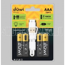 DUWI 62013 6 Комплект аккумуляторов AAA 4PACK Li-Ion 1.5V