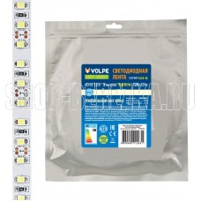 VOLPE (UL-00004540) ULS-Q330 2835-120LED/m-8mm-IP20-DC12V-9,6W/m-5M-3000K катушка в герметичной упаковке