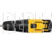 DENZEL CDL-18-02BM Дрель-шуруповерт аккумуляторная , LI-ION, 18 В, 2 аккумулятор 26116