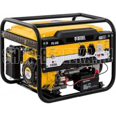 DENZEL PS-33E Генератор бензиновый, 3.3 кВт, 230В, 15 л, электростартер 94537