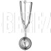 MALLONY Ложка для мороженого механическая, 6см (нерж.сталь) (003880)