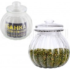 MALLONY Стеклянная банка для сыпучих продуктов с крышкой BOLLA 0,75 л (003607)
