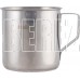 MALLONY Кружка FONTE, объем 250 мл, из нержавеющей стали с загнутыми краями, размер 7*7 см (003062)
