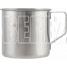 MALLONY Кружка FONTE, объем 250 мл, из нержавеющей стали с загнутыми краями, размер 7*7 см (003062)