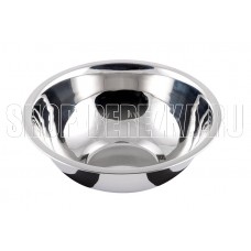 MALLONY Миска Bowl-Roll-27, объем 3300 мл из нержавеющей стали, зеркальная полировка, диа 28 см (103900)