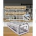 MALLONY Терка двугранная IDEA с контейнером, 21,5 см (нерж. сталь, пластик) (103340)
