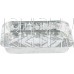 MALLONY Форма для выпечки, LAMINA, размер: 22*16*3,5 см, из алюм фольги, прямоугольная, одноразовая (104356)