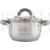 MALLONY Кастрюля Felicita, объем 2 л, из нерж стали с крышкой (009386)