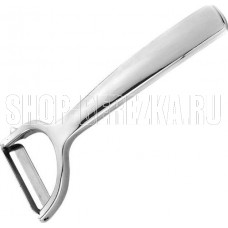 MALLONY Овощечистка SEMPLICE с горизонтальным лезвием, сплав цинка хромированный/лезвие — нерж сталь (984040)