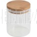 MALLONY Стеклянная банка для сыпучих продуктов с крышкой BAMBU, объем: 0,45 л (004451)