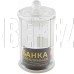 MALLONY Стеклянная банка для сыпучих продуктов с крышкой BANCA, объем: 0.4 л (003600)