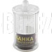 MALLONY Стеклянная банка для сыпучих продуктов с крышкой BANCA, объем: 0.4 л (003600)