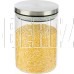 MALLONY Стеклянная банка для сыпучих продуктов с крышкой из нерж стали, OCEANO, объем: 0,6 л (004461)