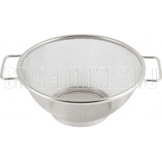 MALLONY Дуршлаг из нерж стали с боковыми ручками Macaroni, диа 20 см (985512)