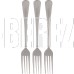 MALLONY Набор вилок столовых MILANO, 3 шт (007294)