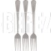 MALLONY Набор вилок столовых MILANO, 3 шт (007294)