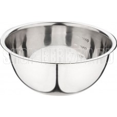 MALLONY Миска Bowl-Roll-28, объем 4300 мл, из нерж стали, зеркальная полировка, диа 28 см (003279)