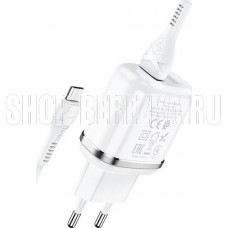 HOCO (6931474729378) N3 1USB 3.0A QC3.0 MICRO USB 1м белый