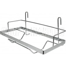 MULTIDOM Полка д/бум. полотенец навесная на рейлинг 27x12x11,5 см AN52-129
