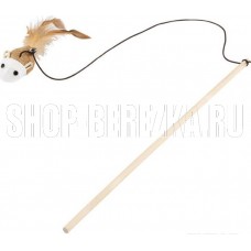 РЫЖИЙ КОТ Игрушка-дразнилка с мышкой (104146)