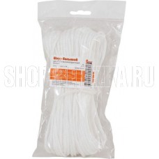 РЫЖИЙ КОТ Шнур бельевой жесткий высокопрочный белый (20 метров) (082293)