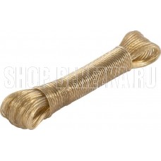 РЫЖИЙ КОТ Шнур бельевой металл 15 м., суперпрочный (171168)
