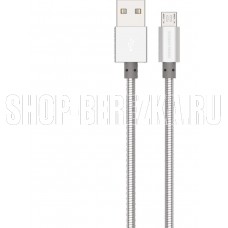 MORE CHOICE (4627151192000) K31m USB (m)-microUSB (m) 1.0м - серебро