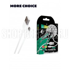 MORE CHOICE (4627151197302) K14m USB (m)-microUSB (m) 0.25 м белый