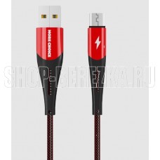 MORE CHOICE (4627151198118) K41Sm USB (m)-microUSB (m), ч/красный, 1.0м