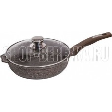 МЕЧТА С24902 Premium (mokko) 24см с несъемн. ручкой и стекл. крышкой