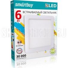 SMARTBUY (SBL-DLSq-6-65K) 6w/6500K