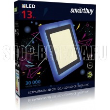 SMARTBUY (SBLSq-DLB-13-3K-B) 13w/3000K+B