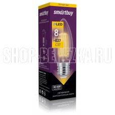 SMARTBUY (SBL-C37F-8-30K-E27) 8W/3000/E27