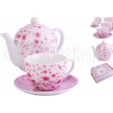 LORAINE 30875 Чайный сервиз 13пр с чайником 1л LR (х4)