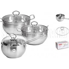 MAYER&BOCH 31006 Набор посуды 6пр 1,7+2,3+3,0 л MB (х12)