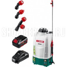 ЗУБР ОПЛ-15-41 15 л бак, 1 АКБ (4Ач), 5 кг опрыскиватель аккумуляторный, Li-Ion 18В