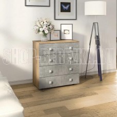 БИТЕЛ ЛОФТ-4 Дуб крафт золотой/Бетон