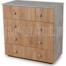 БИТЕЛ ЛОФТ-4 Бетон/Дуб крафт золотой