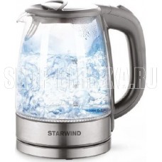 STARWIND SKG2315 1.7л. 2200Вт серый/серебристый (стекло)