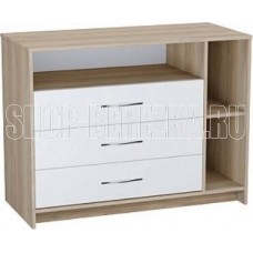 POLINI Комод Polini kids Simple 2110, вяз-белый (2кор)
