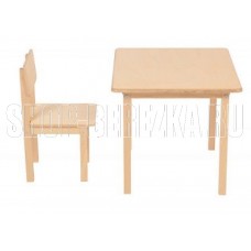 POLINI Комплект детской мебели Polini kids Simple 105 S, натуральный (1кор)