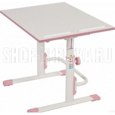POLINI Растущая парта-трансформер Polini kids Simple М1 75х55 см, белый-розовый