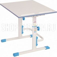 POLINI Растущая парта-трансформер Polini kids Simple М1 75х55 см, белый-синий (1кор)