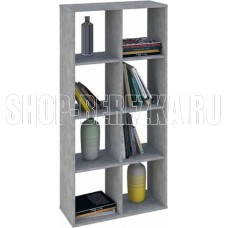 POLINI Стеллаж Polini Home Smart Кубический 8 секции, бетон (1кор)