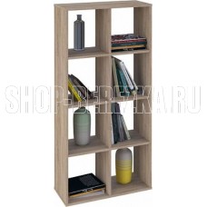 POLINI Стеллаж Polini Home Smart Кубический 8 секции, дуб (1кор)