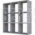 POLINI Стеллаж Polini Home Smart Кубический 9 секции, бетон (1кор)